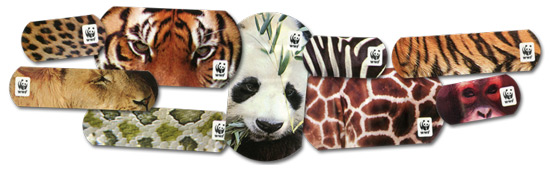 All nine designs of WWF Safari Plasters